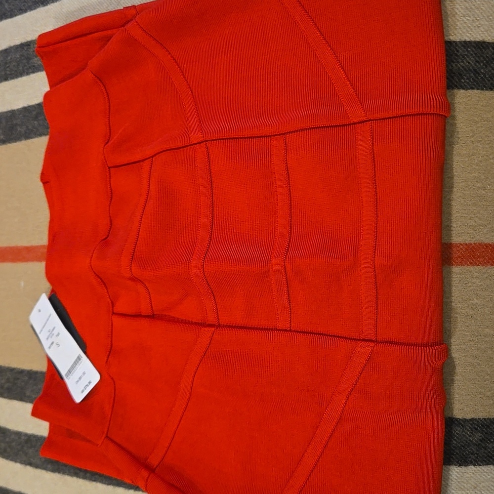 Bebe Betsy Bondage Midi Pencil Skirt SZ S - Picture 5 of 6